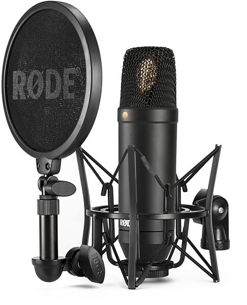 Rode NT-1 Fixed-Cardioid Condenser Microphone.
